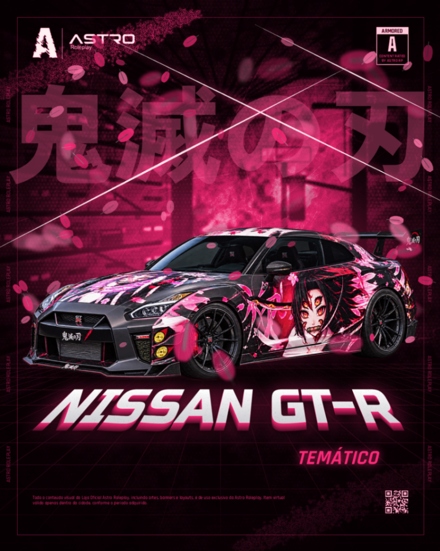 🏎️ NISSAN GT-R DEMON SLAYER