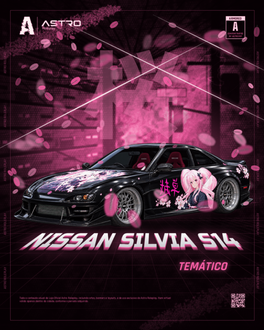 🏎️ NISSAN SILVIA S14 ANIME