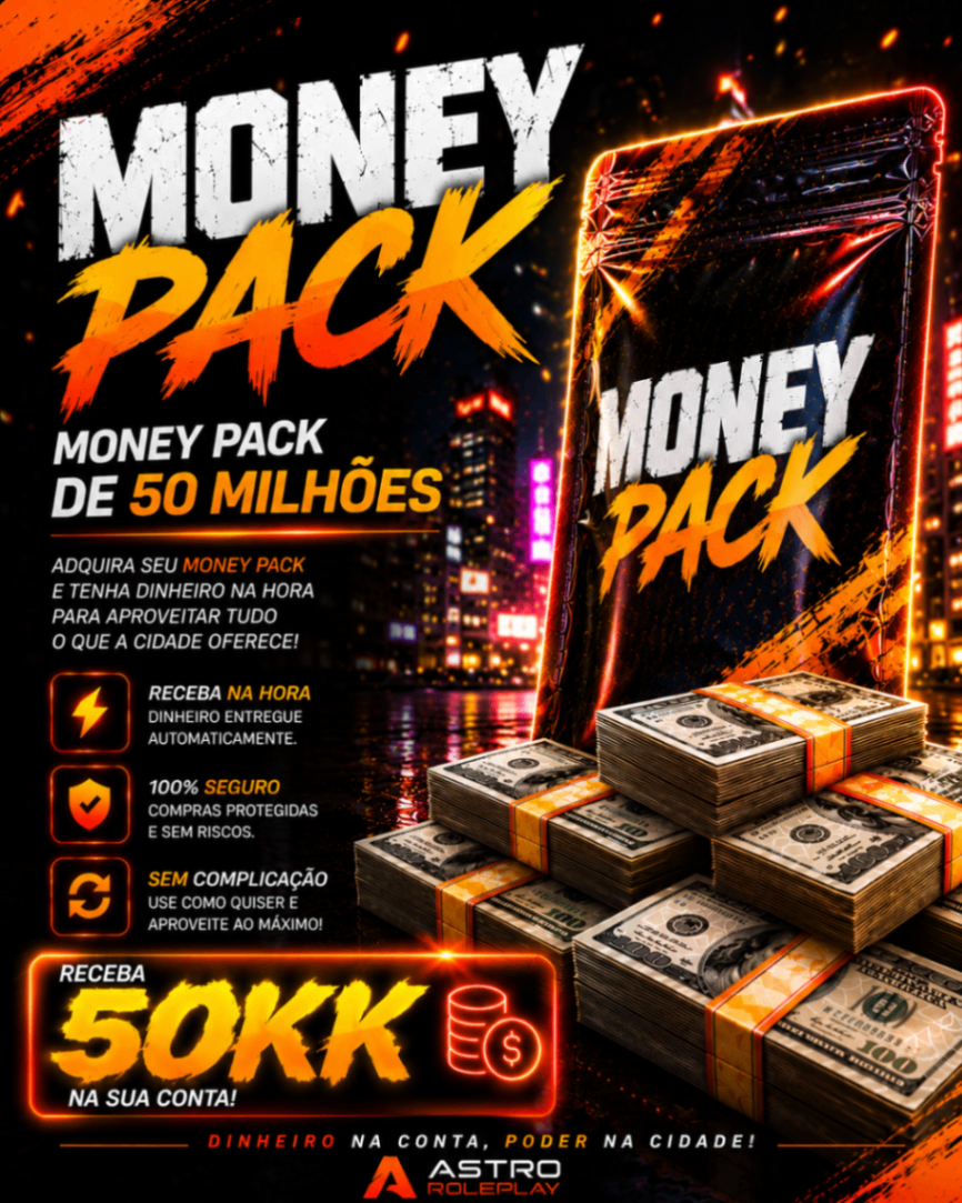 💰 50 MILHÕES PACK MONEY