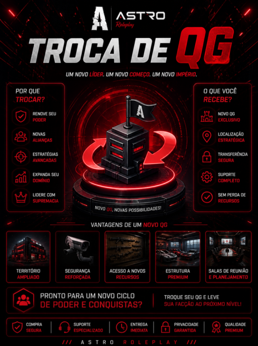 🔄 TROCA DE QG