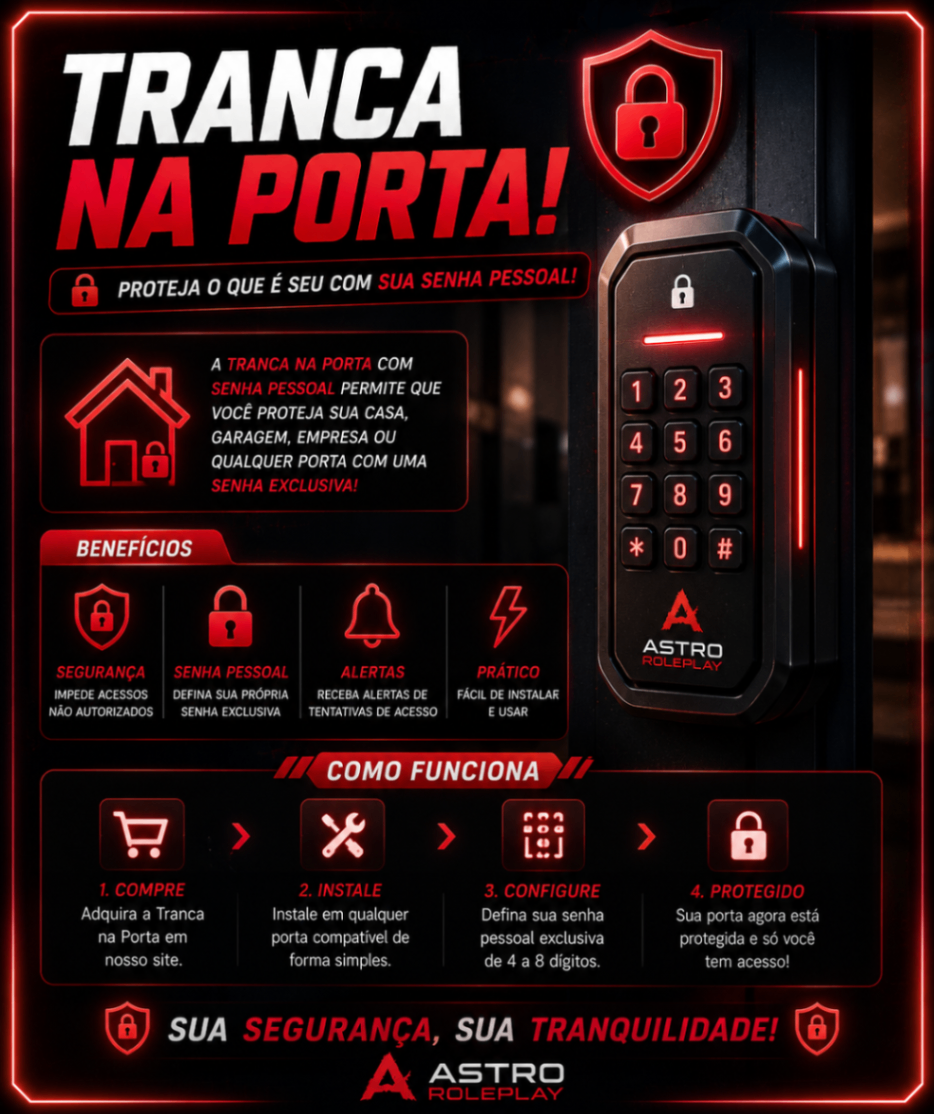🔐 TRANCA DE PORTA