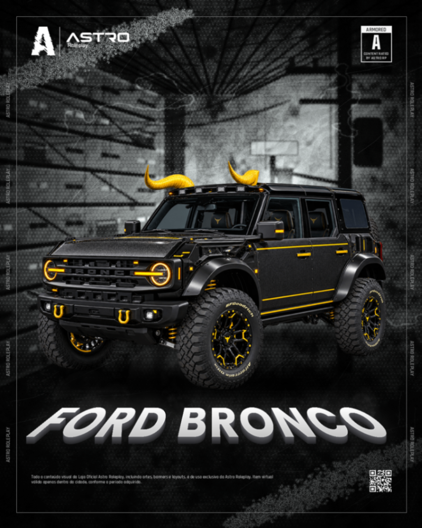 🚙 FORD BRONCO EXCLUSIVE BLACK & GOLD EDITION
