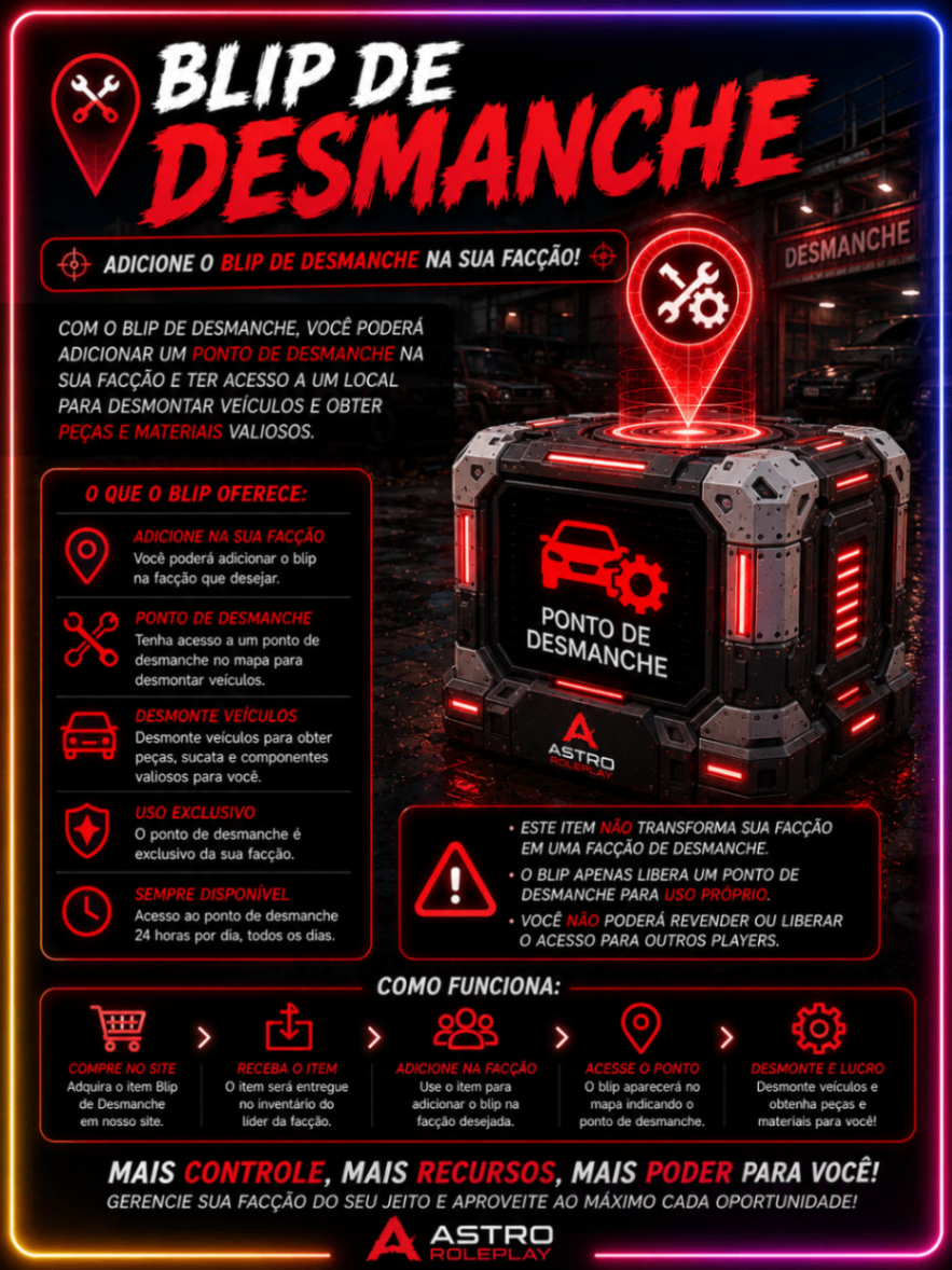🔧 BLIP DE DESMANCHE - PARA FAC