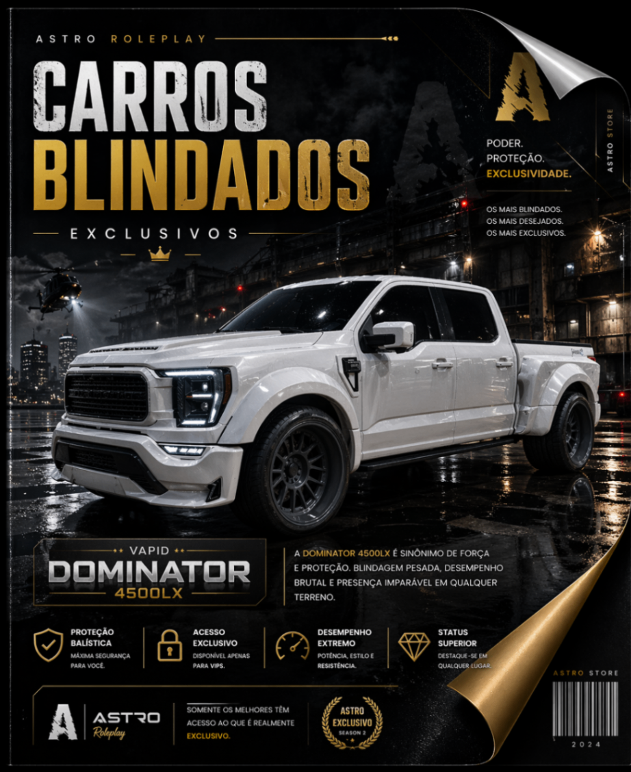 🚘 Vapid Dominator  ATÉ WIPE