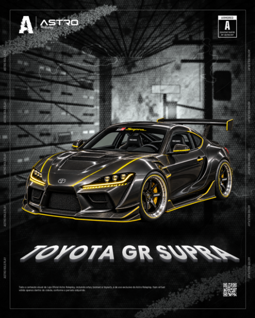🏎️ TOYOTA GR SUPRA EXCLUSIVE BLACK & GOLD EDITION