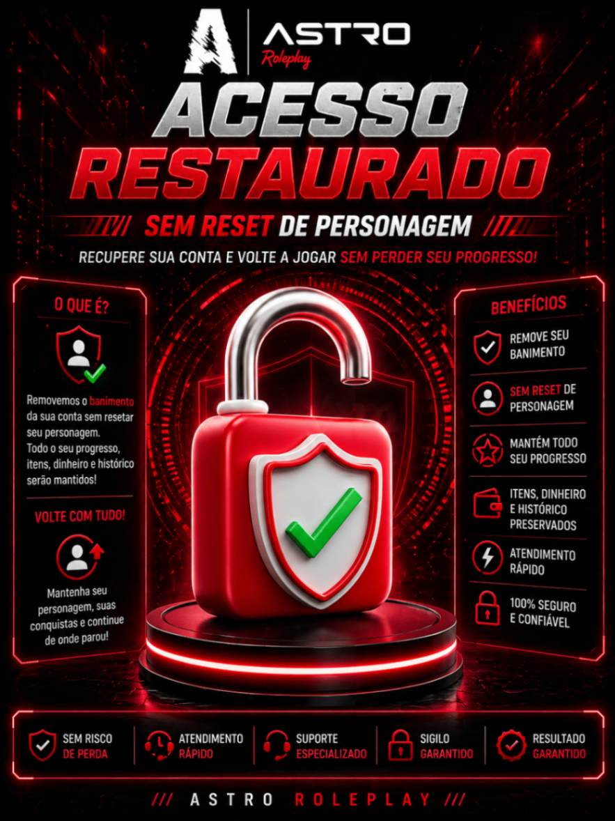 🔑 UNBAN SEM RESET