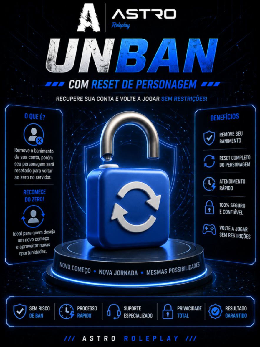 💢 UNBAN COM RESET