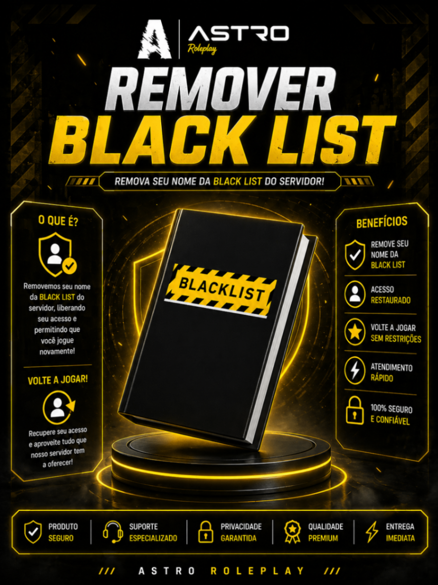 ❌ REMOVER BLACKLIST