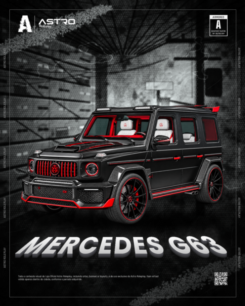 🚙 MERCEDES-BENZ G63 AMG EXCLUSIVE BLACK & RED EDITION
