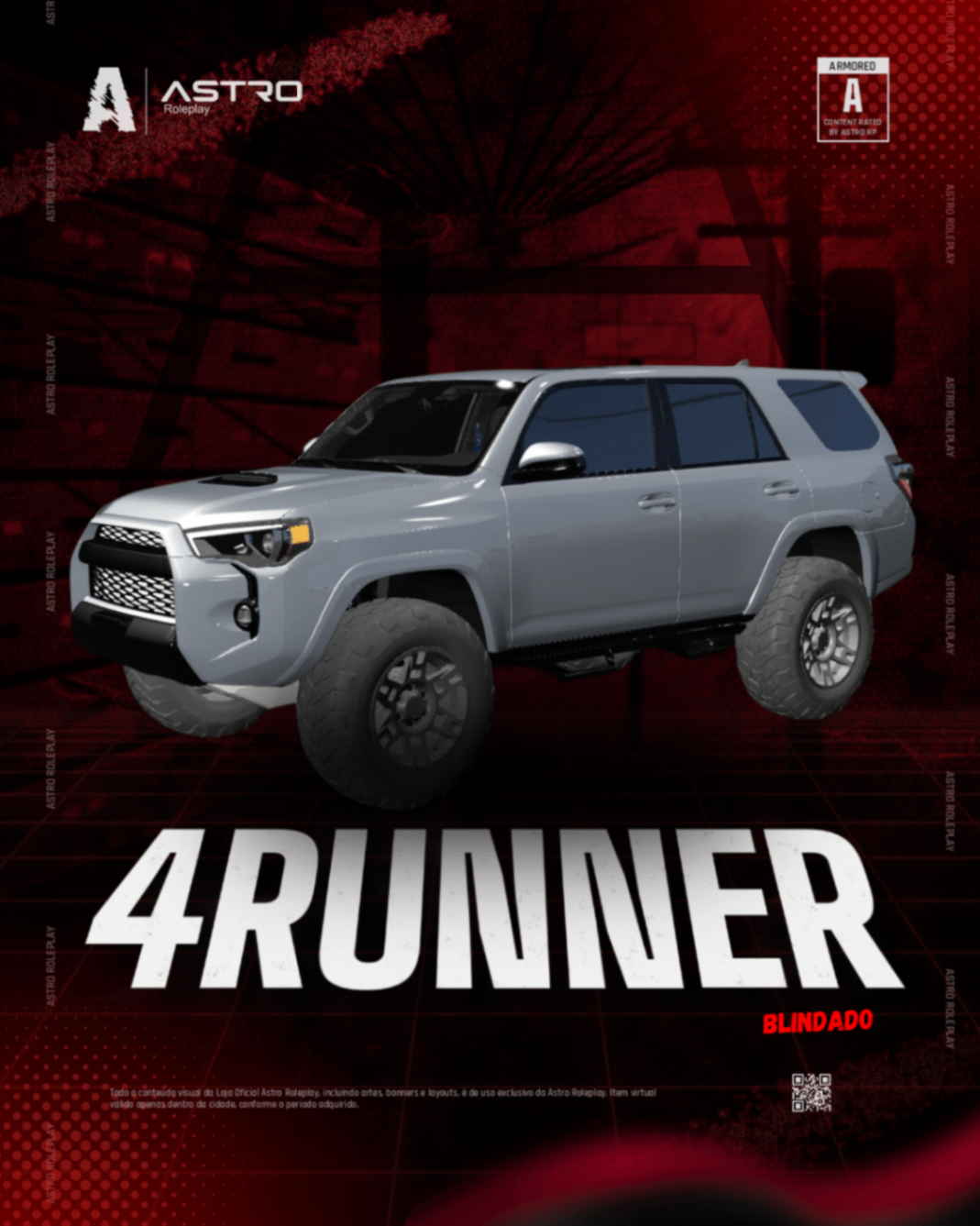 4 RUNNER - BLINDADO