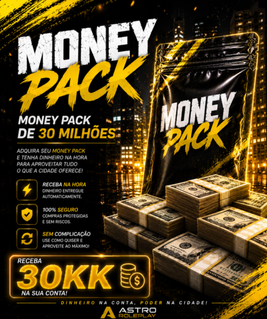 💰 30 MILHÕES PACK MONEY