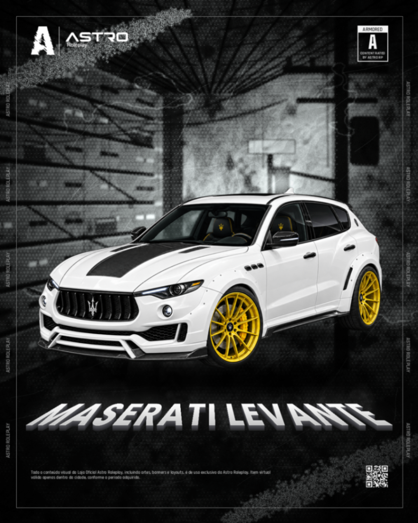 🚙 MASERATI LEVANTE EXCLUSIVE WHITE & GOLD EDITION