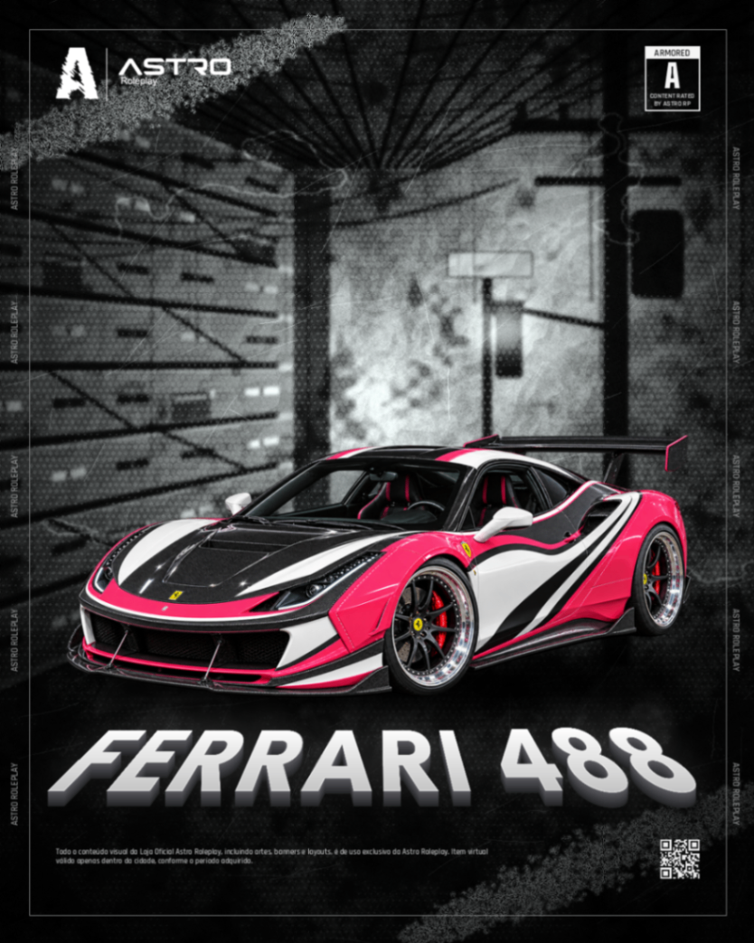 🏎️ FERRARI 488 EXCLUSIVE PINK EDITION