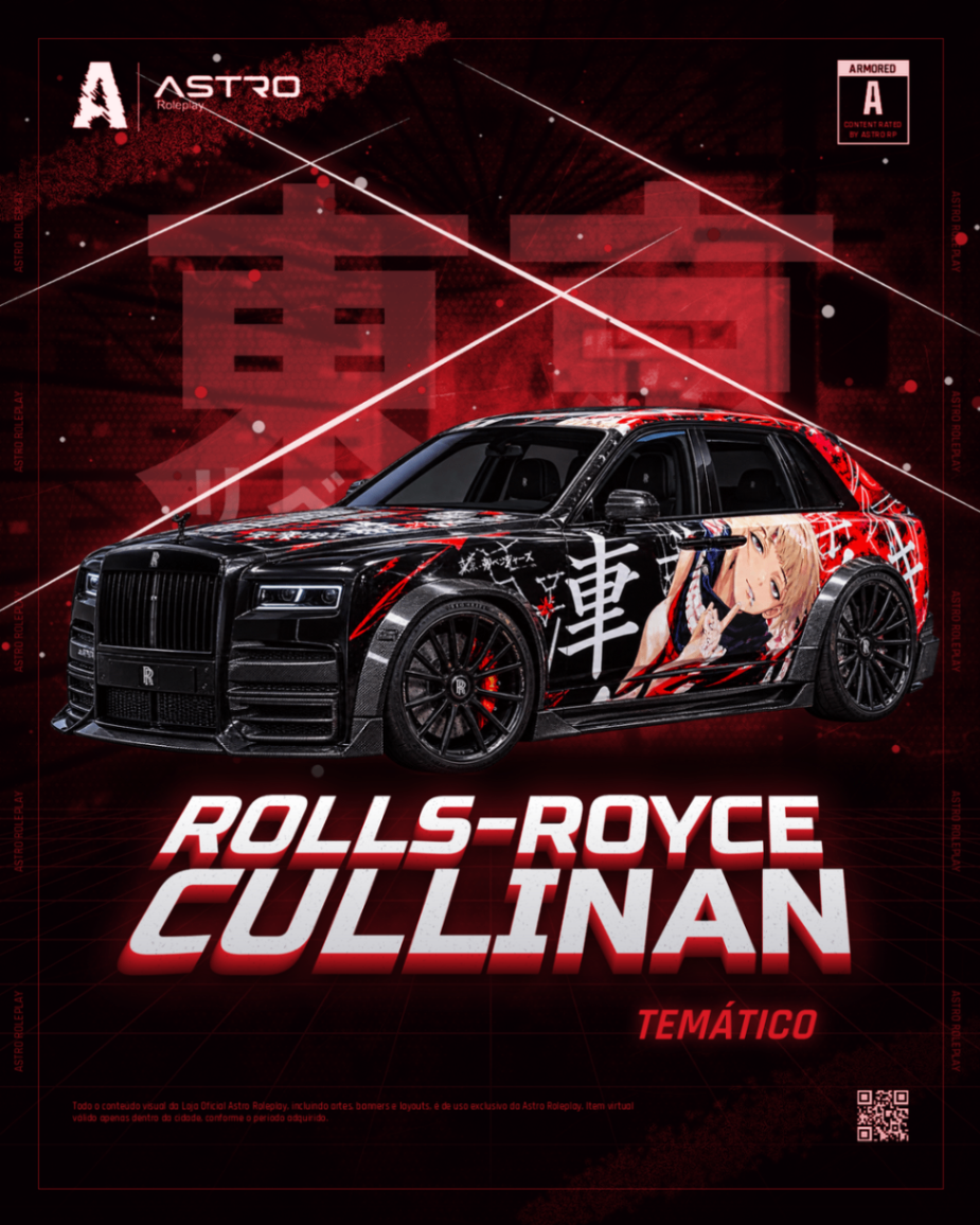 🛡️ BLINDADA - ROLLS-ROYCE CULLINAN ANIME EDITION